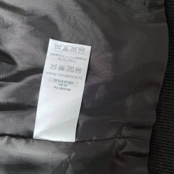 J. Crew Women Bomber Wool Mix Tweed Leather Jacket, Size 0 - Picture 8 of 14